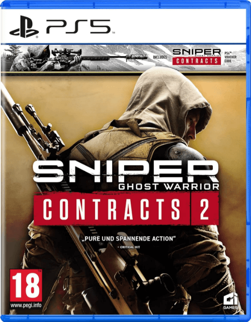 Sniper Ghost Warrior Contracts 1+2 Double Pack box art for Playstation 5
